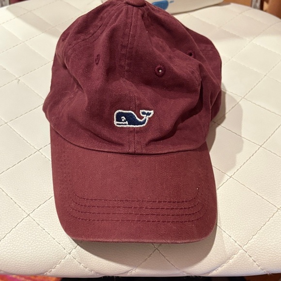 Vineyard Vines Accessories - Maroon Cap with Whale Logo